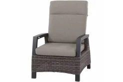 Online Corido/Bellani Pinie Gartenlounge, charcoal/anthrazit/pinie-grau, Alu/Keramik/Gardino®-Geflecht, Lifttisch 140x85 cm, 4 Loungesessel Polyrattan-Gartenmöbel|Gartenlounge