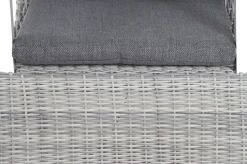 Hot Corido Dining Sessel, ice grey, Alu / Gardino®-Geflecht, 76x62x109 cm, verstellbar Polyrattan-Gartenmöbel|Aluminium-Gartenmöbel