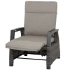 Discount Corido Gartenlounge, charcoal, Alu/Gardino®-Geflecht, 2 Relaxsessel + 3er Sofa, stufenloser Lifttisch 160x90x47-71cm Polyrattan-Gartenmöbel|Gartenlounge