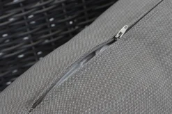 Corido Gartenlounge, charcoal, Alu/Gardino®-Geflecht, 6 Personen, Loungetisch 140x85cm Polyrattan-Gartenmöbel|Gartenlounge