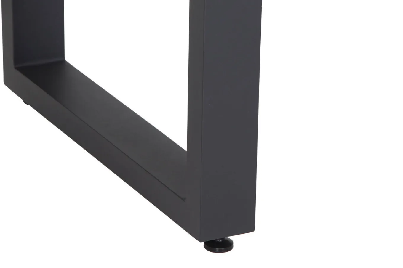 Corido Gartenlounge, charcoal, Alu/Gardino®-Geflecht, 6 Personen, Loungetisch 140x85cm Polyrattan-Gartenmöbel|Gartenlounge