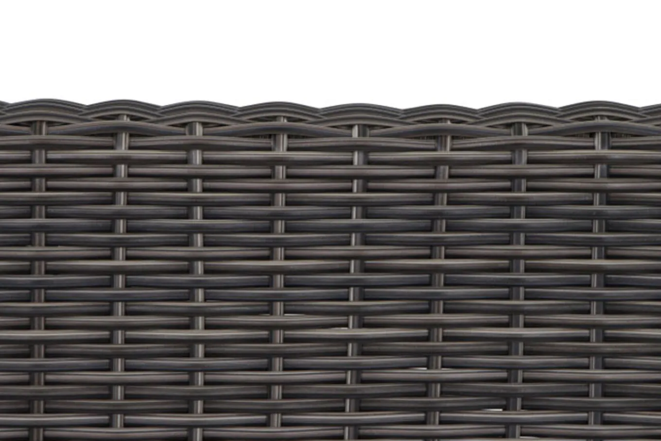 Corido Gartenlounge, charcoal, Alu/Gardino®-Geflecht, 6 Personen, Loungetisch 140x85cm Polyrattan-Gartenmöbel|Gartenlounge