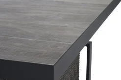 Outlet Corido Lifttisch, charcoal, Alu/Gardino®-Geflecht, 160 x 90 cm, höhenverstellbar Gartentische|Gartenlounge