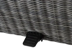 Outlet Corido Lifttisch, charcoal, Alu/Gardino®-Geflecht, 160 x 90 cm, höhenverstellbar Gartentische|Gartenlounge