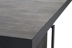 Outlet Corido Lifttisch, charcoal, Alu/Gardino®-Geflecht, 160 x 90 cm, höhenverstellbar Gartentische|Gartenlounge