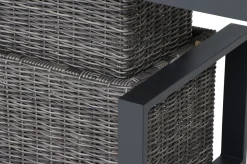 Sale Corido Lifttisch, charcoal, Alu/Gardino®-Geflecht, 130 x 75 cm, höhenverstellbar Gartentische|Gartenlounge