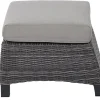 Best Corido Loungehocker, charcoal, Alu / Gardino®-Geflecht, 60x57x42 cm Polyrattan-Gartenmöbel|Gartenstühle & Gartensessel