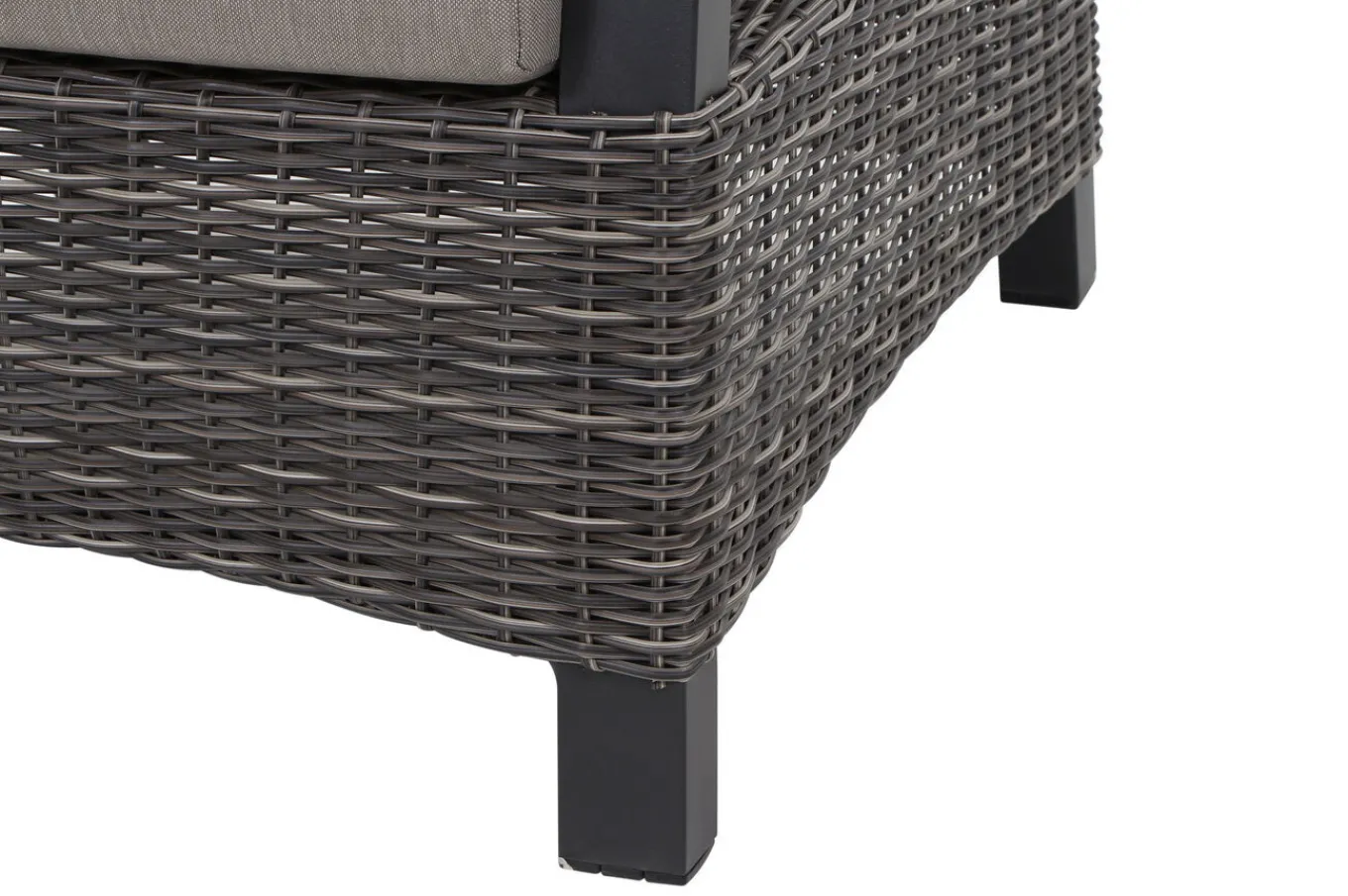 Discount Corido Loungesessel, charcoal, Alu / Gardino®-Geflecht, 73x87x103 cm Polyrattan-Gartenmöbel|Gartenstühle & Gartensessel