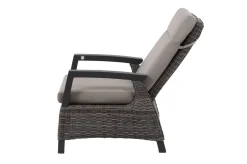 Discount Corido Loungesessel, charcoal, Alu / Gardino®-Geflecht, 73x87x103 cm Polyrattan-Gartenmöbel|Gartenstühle & Gartensessel