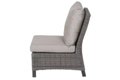 Outlet Corido Mittelelement, charcoal, Alu / Gardino®-Geflecht, 60x83x88 cm Polyrattan-Gartenmöbel|Aluminium-Gartenmöbel