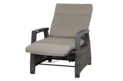 Online Corido Relaxsessel, charcoal, Alu / Gardino®-Geflecht, 73x87x103 cm, verstellbar Polyrattan-Gartenmöbel|Aluminium-Gartenmöbel