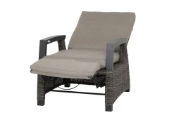 Online Corido Relaxsessel, charcoal, Alu / Gardino®-Geflecht, 73x87x103 cm, verstellbar Polyrattan-Gartenmöbel|Aluminium-Gartenmöbel
