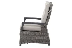 Online Corido Relaxsessel, charcoal, Alu / Gardino®-Geflecht, 73x87x103 cm, verstellbar Polyrattan-Gartenmöbel|Aluminium-Gartenmöbel