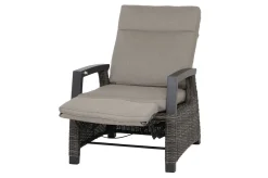 Online Corido Relaxsessel, charcoal, Alu / Gardino®-Geflecht, 73x87x103 cm, verstellbar Polyrattan-Gartenmöbel|Aluminium-Gartenmöbel