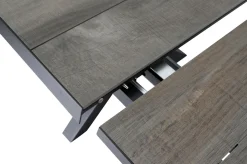 Online Corido / Sincro Garten-Essgruppe, charcoal, Alu / Gardino®-Geflecht, 4 Diningsessel, Ausziehtisch 200/260x 100 cm Polyrattan-Gartenmöbel|Garten-Essgruppen