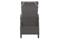 Online Corido / Sincro Garten-Essgruppe, charcoal, Alu / Gardino®-Geflecht, 4 Diningsessel, Ausziehtisch 200/260x 100 cm Polyrattan-Gartenmöbel|Garten-Essgruppen