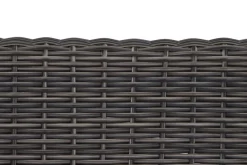 Best Corido 2-Sitzer Sofa, charcoal, Alu / Gardino®-Geflecht, 136x83x88 cm, Armlehne rechts Polyrattan-Gartenmöbel|Aluminium-Gartenmöbel