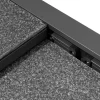 Sale SIENA GARDEN Garten-Essgruppe, anthrazit matt, Alu/Spraystone/Ranotex, Tisch 160/260 x 100 cm, inkl. 6 Stapelsessel Garten-Essgruppen