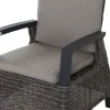 Discount Garten-Essgruppe, anthrazit/grau, Alu/Polyrattan, Ausziehtisch 180/240 x 100 cm, inkl. 6 Diningsessel Garten-Essgruppen|Aluminium-Gartenmöbel
