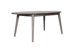 Clearance Garten-Essgruppe, grau/weiß, Alu/Akazienholz, Tisch 200 x 100 cm, 6 Dining Sessel Garten-Essgruppen