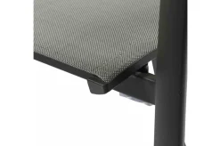 Sale Garten-Essgruppe, schwarz/anthrazit, Aluminium/Polyrattan/Steinimitat, 200/260 x 100 cm, ausziehbar, 6 Diningsessel Garten-Essgruppen
