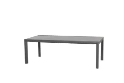 Clearance Kingston Ausziehtisch, matt graphit, Aluminium/Keramik, 220/340x108x76 cm Gartentische|Aluminium-Gartenmöbel