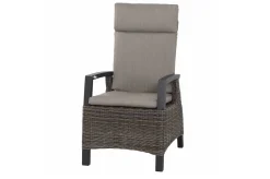 Clearance Messina/Corido Garten-Essgruppe, anthrazit/grau, Alu/Gardino®-Geflecht/Keramik, 200-260 x 100 cm, inkl. 6 Diningsessel Garten-Essgruppen|Aluminium-Gartenmöbel