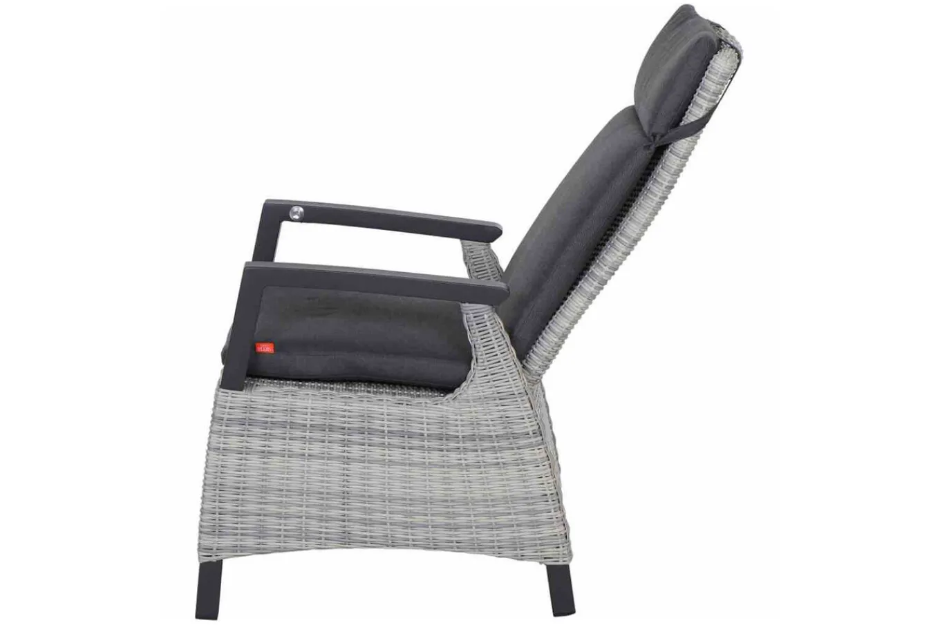 Discount Messina/Corido Garten-Essgruppe, anthrazit, Alu/Geflecht/Keramik, 200-260 x 100 cm, inkl. 4 Diningsessel Garten-Essgruppen