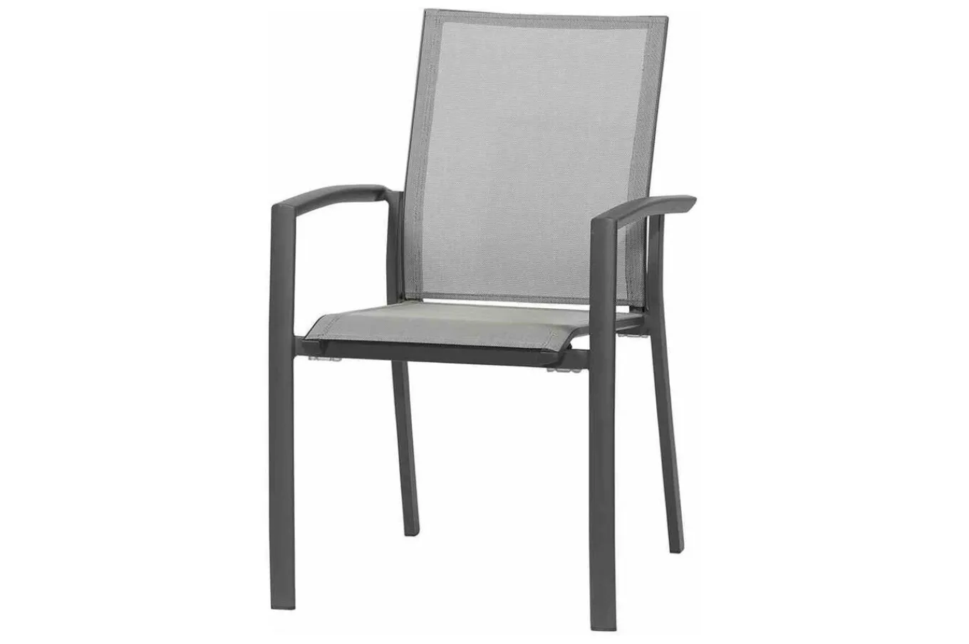 Discount Messina/Velia Garten-Essgruppe, anthrazit/grau, Alu/Ranotex®-Gewebe/Keramik, 260 x 100 cm, inkl. 8 Sessel Garten-Essgruppen|Aluminium-Gartenmöbel