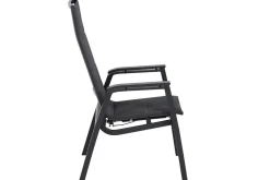 Online Milano Move Stapelsessel, anthrazit matt, Alu/Ranotex, 59 x 73 x 110 cm, stufenlos verstellbar Gartenstühle & Gartensessel