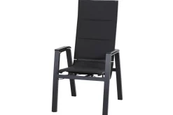 Online Milano Move Stapelsessel, anthrazit matt, Alu/Ranotex, 59 x 73 x 110 cm, stufenlos verstellbar Gartenstühle & Gartensessel