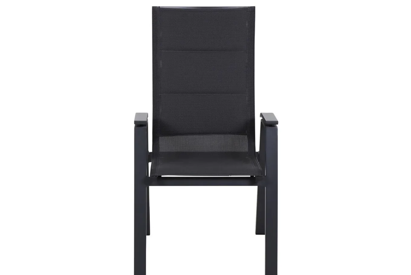 Online Milano Sessel, anthrazit matt, Aluminium pulverbeschichtet/Ranotex, 59 x 69 x 105 cm, stapelbar Gartenstühle & Gartensessel