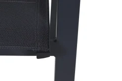 Online Milano Sessel, anthrazit matt, Aluminium pulverbeschichtet/Ranotex, 59 x 69 x 105 cm, stapelbar Gartenstühle & Gartensessel