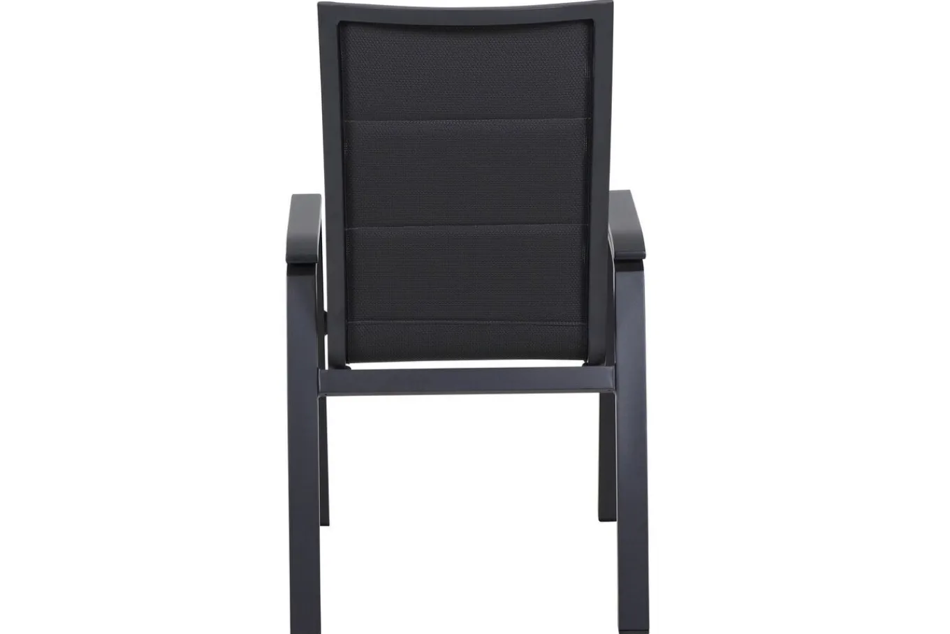 Online Milano Sessel, anthrazit matt, Aluminium pulverbeschichtet/Ranotex, 59 x 69 x 105 cm, stapelbar Gartenstühle & Gartensessel