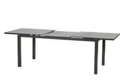 Online Miros Esstisch, anthrazit, Alu/Spraystone, 180/240x90 cm Gartentische
