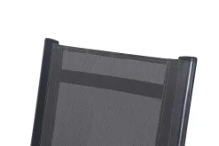 New Miros Garten-Essgruppe, anthrazit/dark concrete, Alu/Glas, Ausziehtisch 180/240cm, 6x Stapelsessel, Witterungsbeständig Garten-Essgruppen|Aluminium-Gartenmöbel