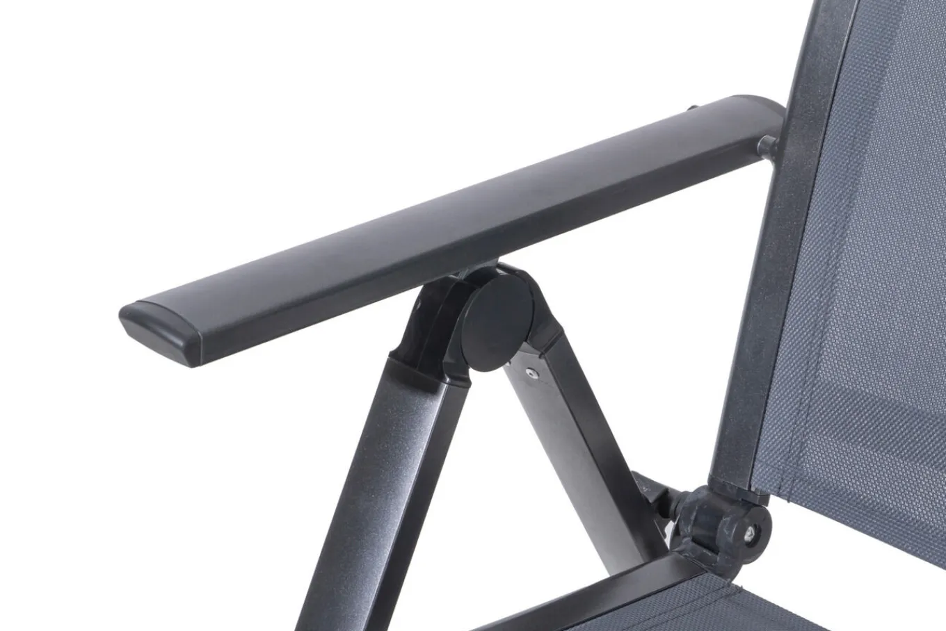 Online Miros Garten-Essgruppe, anthrazit/dark concrete, Aluminium/Glas, Tisch 180/240x90 cm, 8x Klappstühle, Ausziehbar Garten-Essgruppen|Aluminium-Gartenmöbel