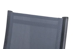 Online Miros Garten-Essgruppe, anthrazit/dark concrete, Aluminium/Glas, Tisch 180/240x90 cm, 8x Klappstühle, Ausziehbar Garten-Essgruppen|Aluminium-Gartenmöbel