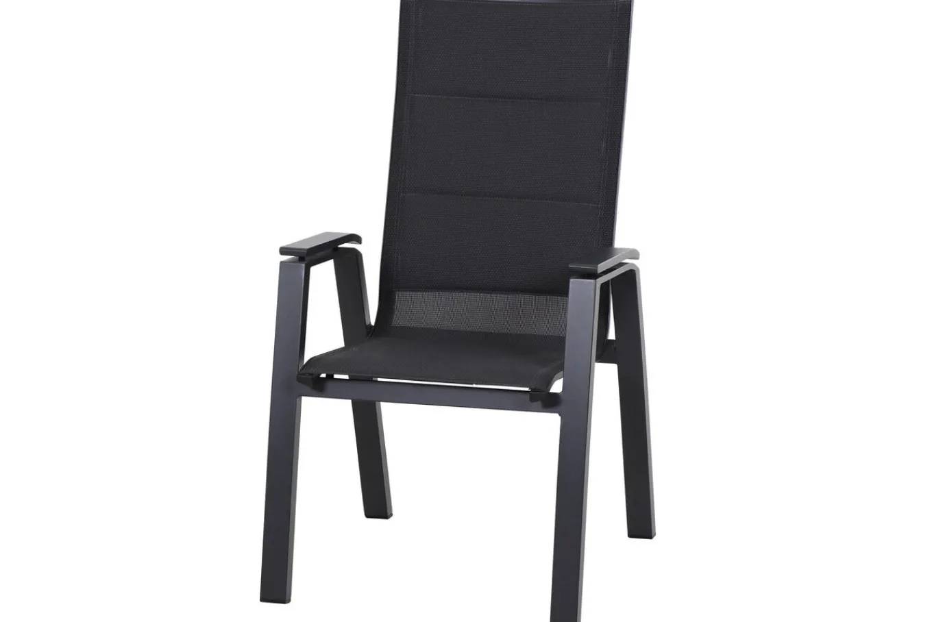 New Miros/Milano Garten-Essgruppe, anthrazit, Alu/Ranotex-Gewebe, Ausziehtisch 180/240 x 90 cm, 6 Sessel Garten-Essgruppen