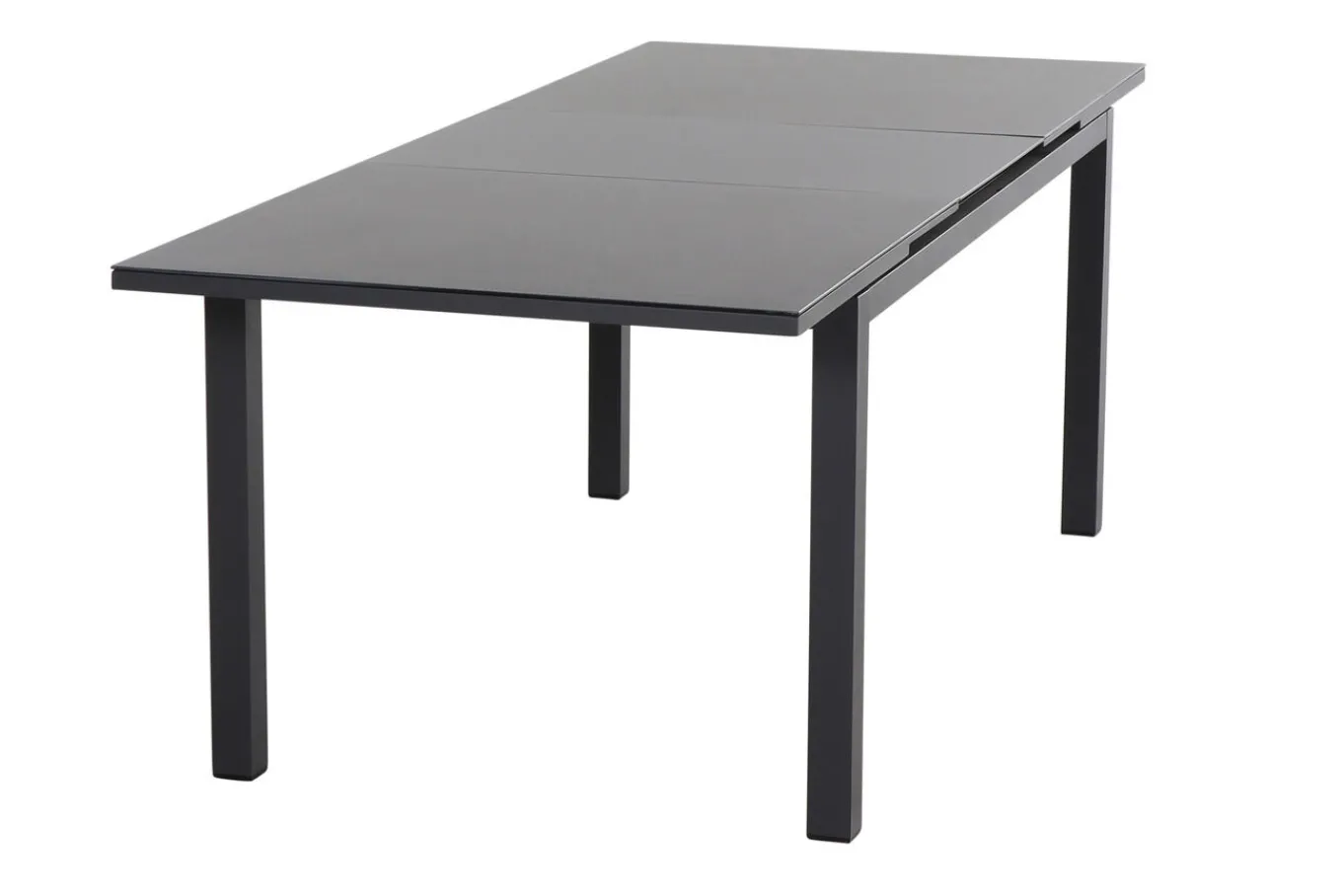 Clearance Miros/Velia Garten-Essgruppe, anthrazit, Aluminium, 180/240 x 90 cm, ausziehbar, witterungsbeständig Garten-Essgruppen|Aluminium-Gartenmöbel