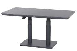Sale Roma Lifttisch, Anthrazit, Alu/Gesinterter Stein, 140 x 80 cm, höhenverstellbar Gartentische|Aluminium-Gartenmöbel