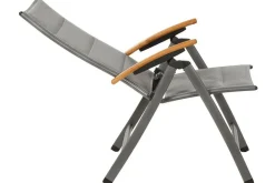 Online Savin XL Klappsessel, graphit/grau, Aluminium/Texfabric Aluminium-Gartenmöbel|Gartenstühle & Gartensessel