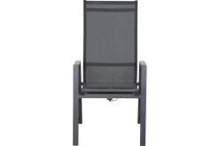 Online Savona Garten-Essgruppe, anthrazit matt/grau, Alu/Glas/Teak/Ranotex, 180/240 x 100 cm, ausziehbar Garten-Essgruppen