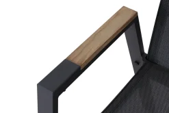 Online Savona Garten-Essgruppe, anthrazit matt/grau, Alu/Glas/Teak/Ranotex, 180/240 x 100 cm, ausziehbar Garten-Essgruppen