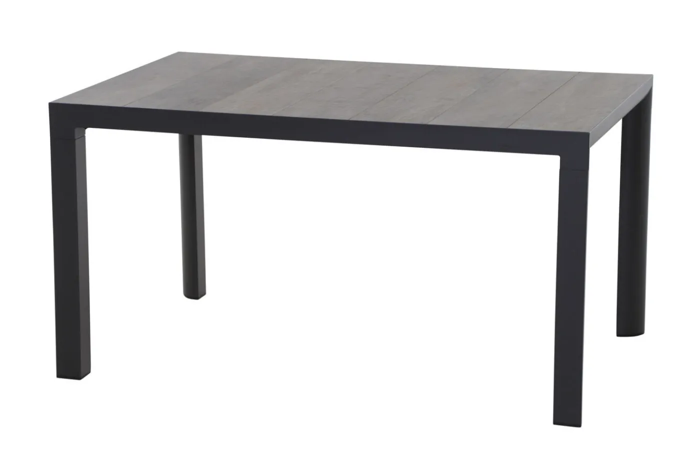 Discount Silva/Corido Garten-Essgruppe, anthrazit/grau, Alu/Gardino®-Geflecht/Keramik, 140 x 90cm, inkl. 4 Diningsessel Garten-Essgruppen