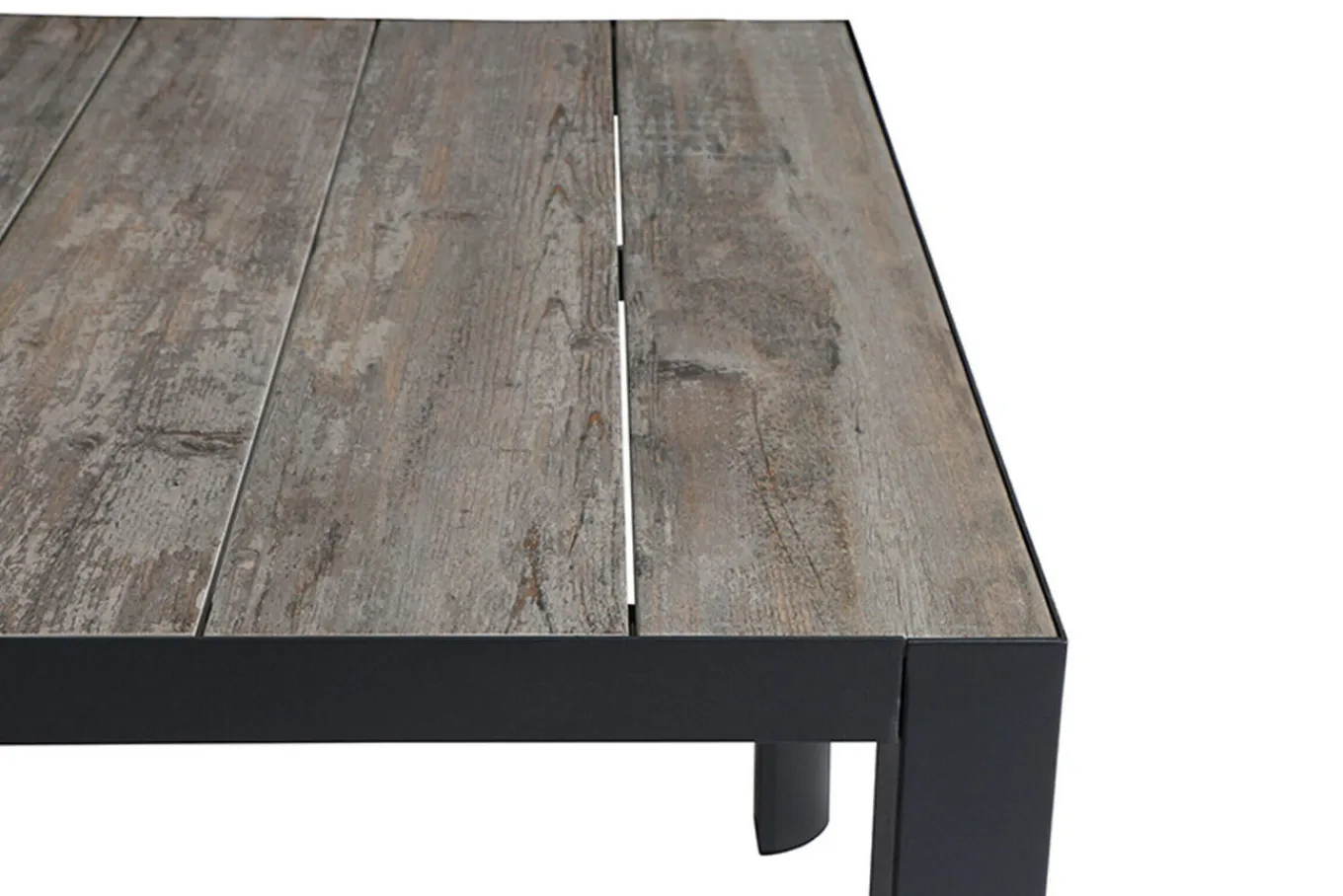 New Silva Diningtisch, anthrazit/washed grey, Alu/Keramik, 180x100cm Gartentische