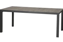 New Silva Diningtisch, anthrazit/washed grey, Alu/Keramik, 180x100cm Gartentische