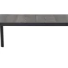 Silva Garten-Essgruppe mit 4 Klappstühlen, anthrazit/grau, Alu/Textilene, Esstisch mit Keramikplatte 160 x 90 cm Garten-Essgruppen|Aluminium-Gartenmöbel