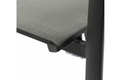 New Silva/Velia Garten-Essgruppe, anthrazit/grau, Alu/Ranotex®-Gewebe/Keramik, 160 x 90cm, inkl. 6 Diningsessel Garten-Essgruppen