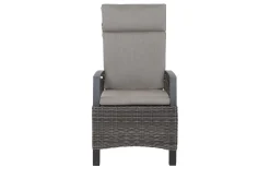 Sale Tirana/Corido Garten-Essgruppe, anthrazit, Aluminium/Keramik/Polyrattan, Ausziehtisch, 8 verstellbare Sessel Polyrattan-Gartenmöbel|Garten-Essgruppen